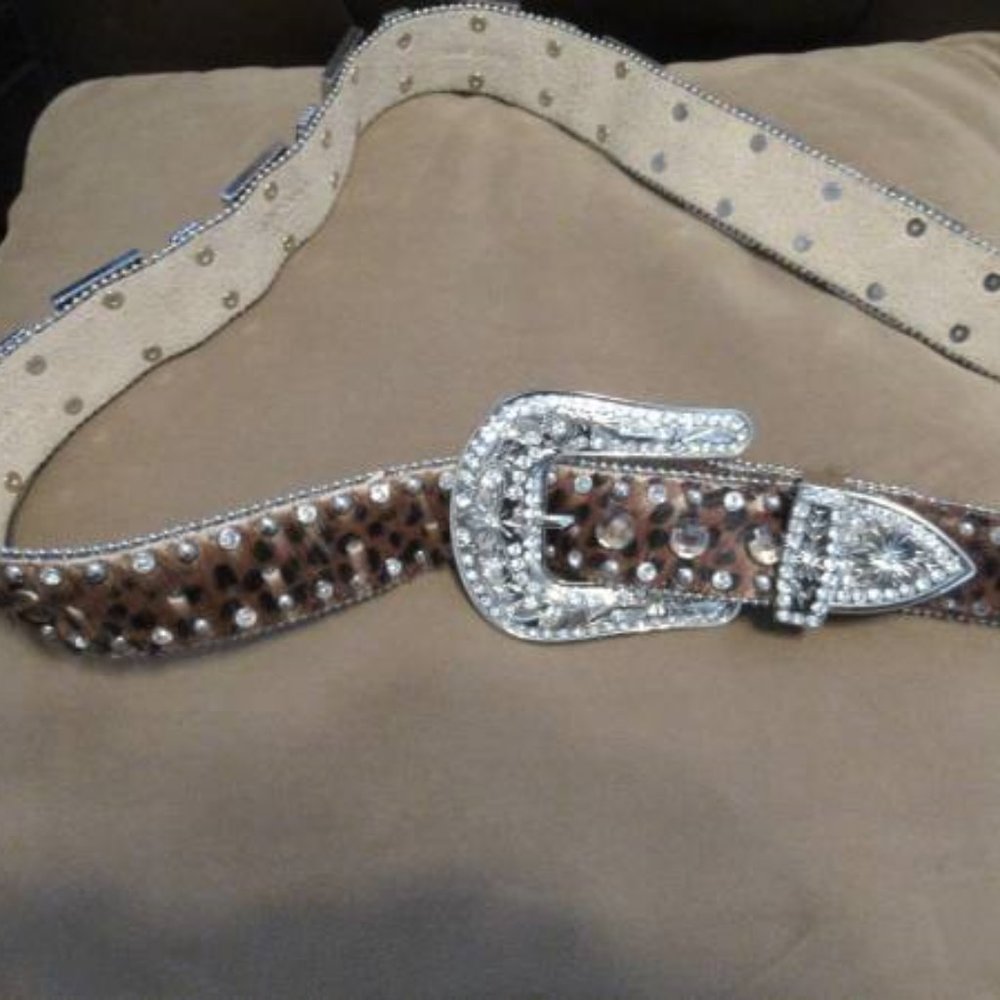 Rhinestone cowgirl belt